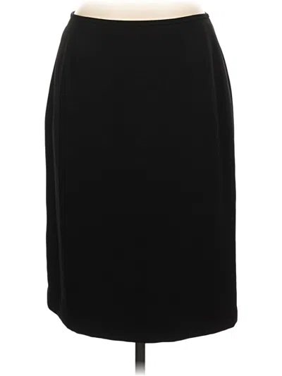 Pre-owned Liz Claiborne Formal Skirt In Black