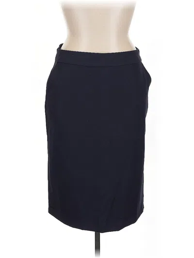Pre-owned Liz Claiborne Formal Skirt In Blue