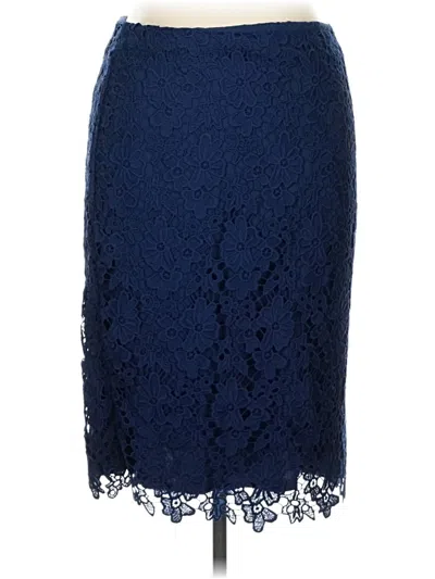 Pre-owned Liz Claiborne Formal Skirt In Blue