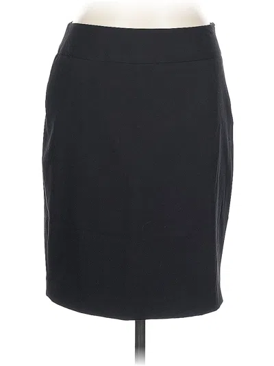 Pre-owned Liz Claiborne Formal Skirt In Gray