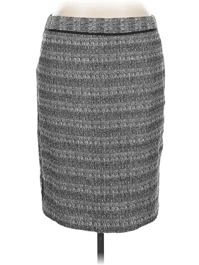 Pre-owned Liz Claiborne Formal Skirt In Gray
