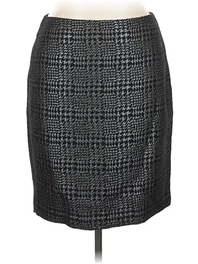 Pre-owned Liz Claiborne Formal Skirt In Gray