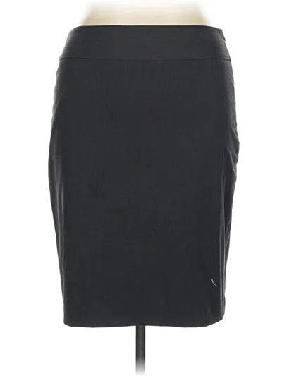 Pre-owned Liz Claiborne Formal Skirt In Gray