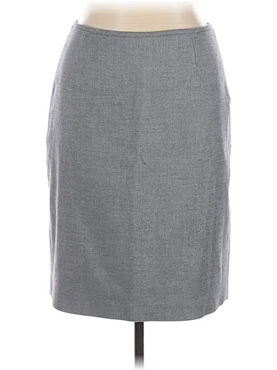 Pre-owned Liz Claiborne Formal Skirt In Gray