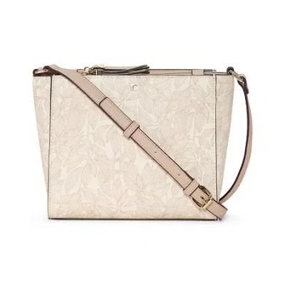 Liz Claiborne Gia Crossbody Bag In Neutral