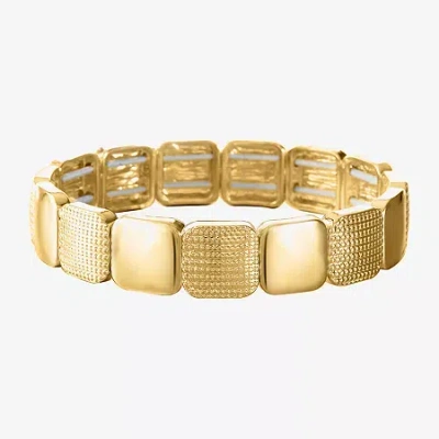 Liz Claiborne Gold Tone Womens Stretch Bracelet