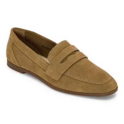 Liz Claiborne Inca Womens Suede Loafers In Green