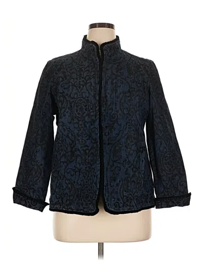Pre-owned Liz Claiborne Jacket In Blue