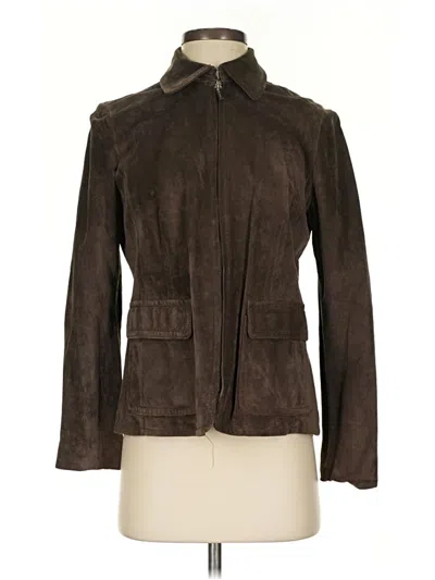 Pre-owned Liz Claiborne Jacket In Brown