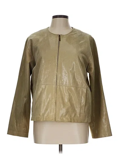 Pre-owned Liz Claiborne Jacket In Gold