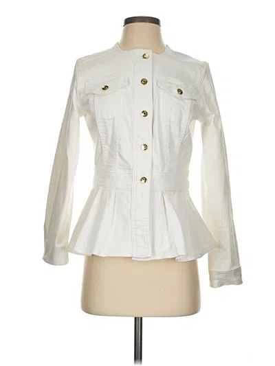 Pre-owned Liz Claiborne Jacket In Ivory