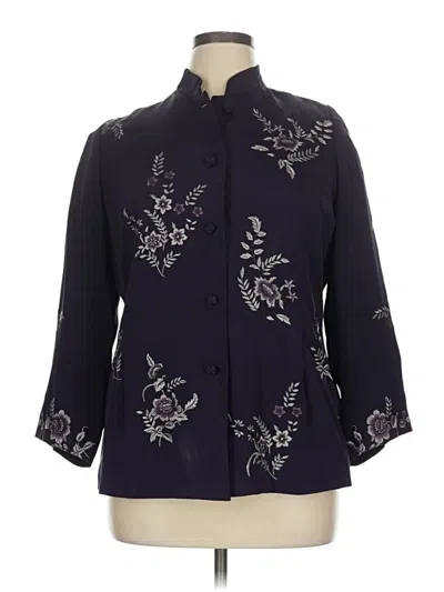 Pre-owned Liz Claiborne Jacket In Purple