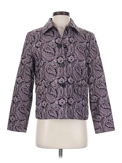Pre-owned Liz Claiborne Jacket In Purple