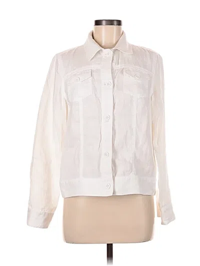 Pre-owned Liz Claiborne Jacket In White