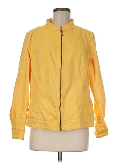 Pre-owned Liz Claiborne Jacket In Yellow