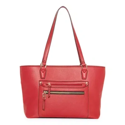 Liz Claiborne Jay Tote Bag In Red