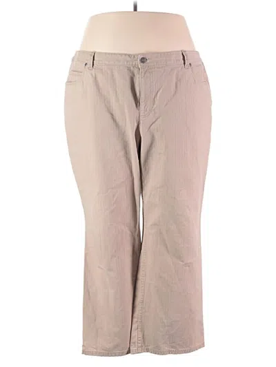 Pre-owned Liz Claiborne Jeans In Tan