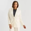 Liz Claiborne Kate Womens Classic Fit Blazer In White