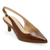 Liz Claiborne Keith Womens Pointed Closed Toe Kitten Heel Pumps In Brown