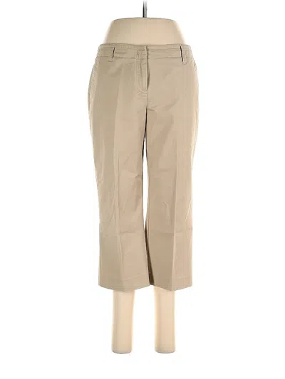 Pre-owned Liz Claiborne Khaki Pant In Brown