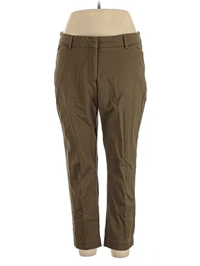 Pre-owned Liz Claiborne Khaki Pant In Brown