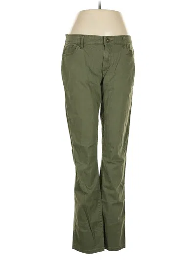 Pre-owned Liz Claiborne Khaki Pant In Green