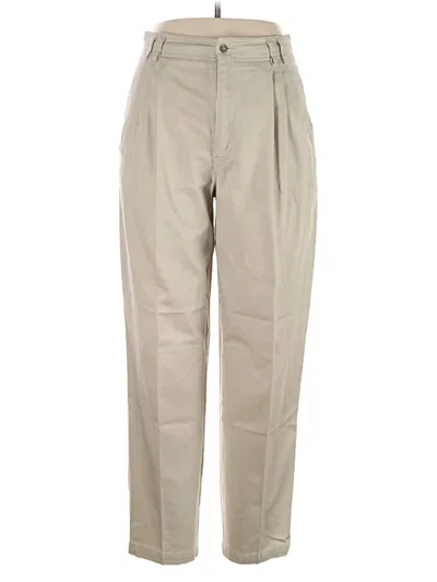 Pre-owned Liz Claiborne Khaki Pant In Tan