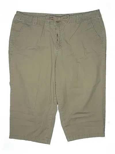 Pre-owned Liz Claiborne Khaki Shorts In Brown