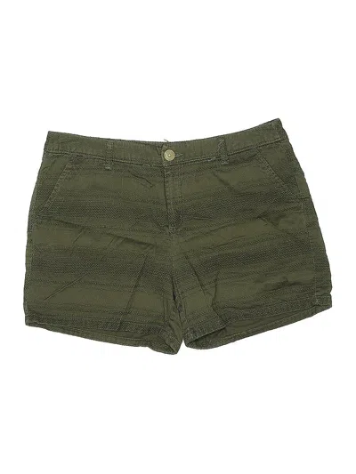 Pre-owned Liz Claiborne Khaki Shorts In Green