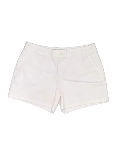 Pre-owned Liz Claiborne Khaki Shorts In Ivory