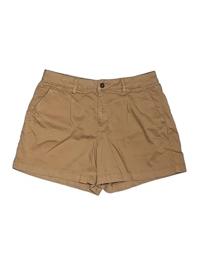 Pre-owned Liz Claiborne Khaki Shorts In Tan