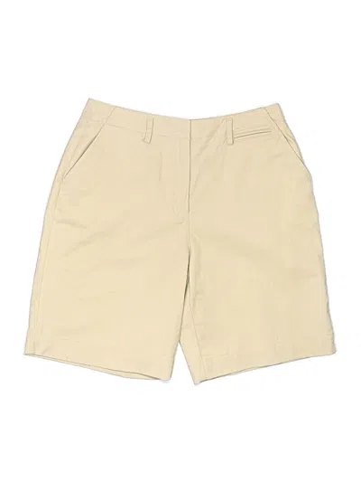 Pre-owned Liz Claiborne Khaki Shorts In White