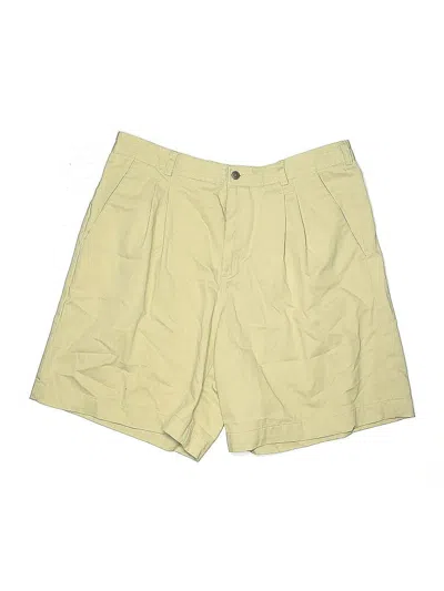Pre-owned Liz Claiborne Khaki Shorts In Yellow