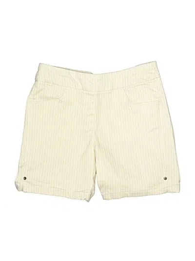 Pre-owned Liz Claiborne Khaki Shorts In Yellow