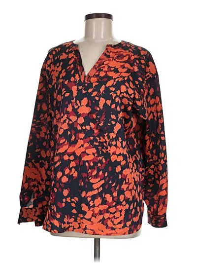 Pre-owned Liz Claiborne Kimono In Orange