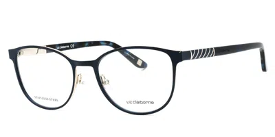 Liz Claiborne L 459 0pjp Women's Glasses Blue Size 50 - Free Lenses - Blue Light Block Available In Black