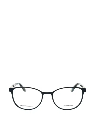 Liz Claiborne L 459 Round-frame Glasses In Blue