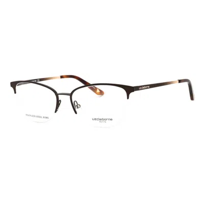 Liz Claiborne L 466 0yz4 00 Matte Brown 50mm In White