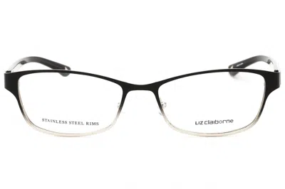 Liz Claiborne L 614 Eyeglasses In 0jbu 00 - Black Fade