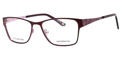 Liz Claiborne L 665 00t7 00 Plum 52mm In Purple