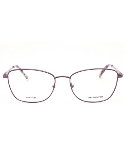 Liz Claiborne L 667/t Sunglasses In Lilac  / Clear Demo Lens