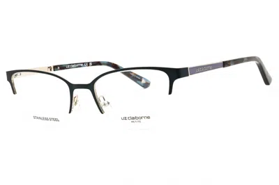 Liz Claiborne L472 Cat Eye Metal Frame Eyeglasses In Blue