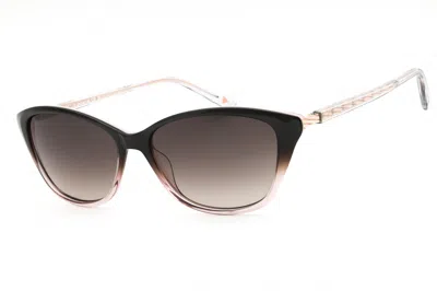 Liz Claiborne L587s Cat-eye Gradient Sunglasses In Black