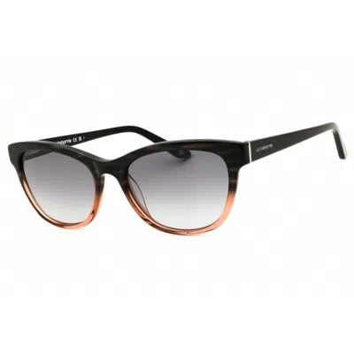Liz Claiborne Ladies Black Oval Sunglasses L581s In ["grey"]