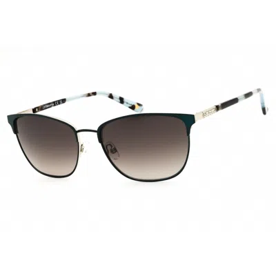 Liz Claiborne Ladies Blue Rectangular Sunglasses L585s In ["blue"]