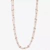 Liz Claiborne Layered Womens 16 Inch Strand Necklace In Gold