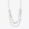 Liz Claiborne Layered Womens 18 Inch Strand Necklace In Multi
