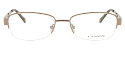 Liz Claiborne Lc 611 01b8 00 Occhiali Da Vista Marroni Per Donna (solo Montatura) In Gold