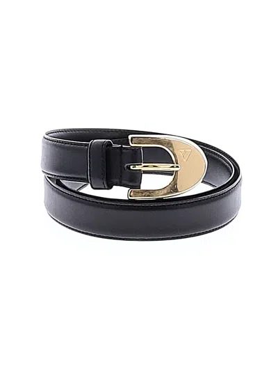 Pre-owned Liz Claiborne Leather Belt In Black