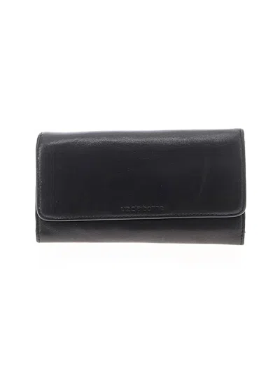 Pre-owned Liz Claiborne Leather Wallet In Black